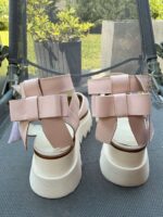 Pantofi damă piele naturală Wowy roz pal - imagine 4