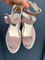 Pantofi damă piele naturală Seraphine roz sarpe somon - imagine 3