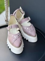 Pantofi damă piele naturală Stravon roz sarpe somon - imagine 5